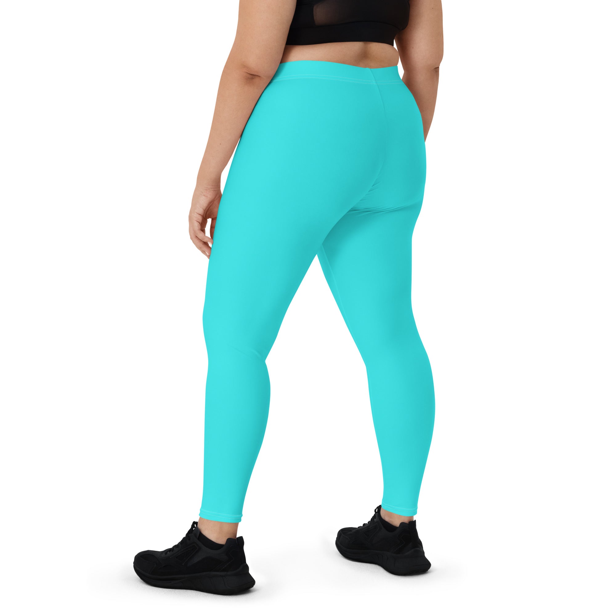 Mid-Waist Leggings in Ocean Blue